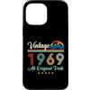 VINTAGE BIRTHDAY CLOTHING Custodia per iPhone 13 Pro Max DIVERTENTE NATO NEL 1969 VINTAGE 1969 RICAMBI ORIGINALI VINTAGE