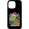 turtle winter cute animal snow box winte Custodia per iPhone 14 Pro Max Tartaruga invernale con scatola