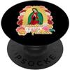 La Guadalupana Patrona Santa María de Gu Our Lady Virgen De Guadalupe Saint Virgin Mary Roses Flowers PopSockets PopGrip Adesivo