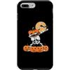 Funny Halloween Shirts Scary Gifts Women Custodia per iPhone 7 Plus/8 Plus Dabbing Scheletro Skull Rib Cage Dab Dance Divertente Halloween