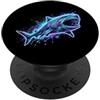 Squalo Bocca Grande Squalo Filtro Oceano Squalo Bocca Grande Colorato PopSockets PopGrip Adesivo