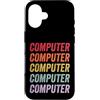 Computer Apparel Custodia per iPhone 16 Computer