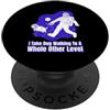 YO MINUS Take Dog Walker a Whole Other Level Dog Walker Regalo PopSockets PopGrip Adesivo