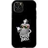Gamer Coole Sprüche Lustiges Fun Shirt C Custodia per iPhone 11 Pro Chill Bro Cooler - Bottiglia da letto con occhiali da sole, con scritta divertente