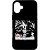 Funny Halloween Shirts Scary Gifts Women Custodia per iPhone 16 Plus Dabbing Scheletro Skull Rib Cage Dab Dance Divertente Halloween