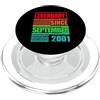 Lustige Geburtstagssprüche zum 25. 25° compleanno Leggendario dal settembre 2001 B-day PopSockets PopGrip per MagSafe