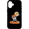 Funny Halloween Shirts Scary Gifts Women Custodia per iPhone 16 Dabbing Scheletro Skull Rib Cage Dab Dance Divertente Halloween