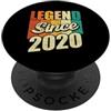 Born in 2020 Shirts Legend Since 2020 Anno di Nascita Compleanno Bday Party PopSockets PopGrip Adesivo