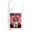 Shih Tzu Puppy Lover PS Custodia per iPhone 17 Divertente retrò giapponese Dogzilla Shih Tzu Amante dei cani