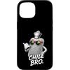 Gamer Coole Sprüche Lustiges Fun Shirt C Custodia per iPhone 15 Chill Bro Cooler - Bottiglia da letto con occhiali da sole, con scritta divertente