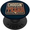 Vintage Western Cowgirl Choosing Texas Scegliere il Texas PopSockets PopGrip Adesivo