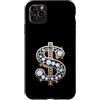 Golden Dollar Sign Diam0nds Luxury Curre Custodia per iPhone 11 Pro Max Oro Dollaro Segno Diam0nds Lusso Valuta Soldi