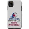 Insightful School Psychology Vibes Graph Custodia per iPhone 11 Pro Max School Psychologist Data Driven Empathy Led Behavioral Brain
