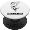 Whyitsme Design Design divertente di pesca, pescatore di pesce PopSockets PopGrip Adesivo