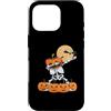 Funny Halloween Shirts Scary Gifts Women Custodia per iPhone 16 Pro Dabbing Scheletro Skull Rib Cage Dab Dance Divertente Halloween