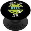 Whyitsme Design Pun di pesca, Mulinello da pesca Pescatore, Pescatrice PopSockets PopGrip Adesivo