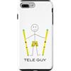 Whyitsme Design Custodia per iPhone 7 Plus/8 Plus Funny Mens Tele Sci, Ragazzi Telemark sciatore