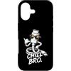 Gamer Coole Sprüche Lustiges Fun Shirt C Custodia per iPhone 17 Chill Bro Cooler USB-C Cavo Occhiali da Sole Scritta Gamer