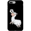 soccer animal ball fan football sport ho Custodia per iPhone 7 Plus/8 Plus Lama con calcio
