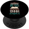 Library Theme Birthday Party Supply For Questo bibliotecario è 25 E continua a rendere Shhh accadere il compleanno PopSockets PopGrip Adesivo