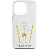 Whyitsme Design Custodia per iPhone 13 Pro Funny Mens Tele Sci, Ragazzi Telemark sciatore