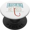 Whyitsme Design Pesca divertente pensionamento, in pensione, pesca umorismo PopSockets PopGrip Adesivo