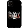 Dachshund Mama Dog Lovers Custodia per iPhone 11 Design con stampa leopardata bassotto mamma amante dei cani
