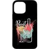 KAEDAM Gifts: Hobbies Custodia per iPhone 13 Pro Max Paint and Sip - Decorazione artistica su tela, motivo: vino