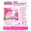 Soffisof Lady Super Classic Assorbenti per Incontinenza Femminile - Protezioni Anatomiche 15 Pezzi