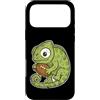rugby chameleon mascot cute rugby oval b Custodia per iPhone 17 Pro Max Rugby Camaleonte Con Palla