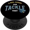 Whyitsme Design Pun di pesca, umorismo da pescatore a mulinello PopSockets PopGrip Adesivo