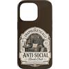 Goth Book Club Apparel Custodia per iPhone 13 Pro Book Club Reading Amante Bookworm Biblioteca introversa