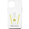 Whyitsme Design Custodia per iPhone 12 Pro Max Funny Mens Tele Sci, Ragazzi Telemark sciatore
