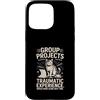 Student College Cat Humor Group Projects Custodia per iPhone 15 Pro Max Gruppo Progetti Esperienza Traumatica Umorismo gatto