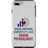 Insightful School Psychology Vibes Graph Custodia per iPhone 7 Plus/8 Plus School Psychologist Data Driven Empathy Led Behavioral Brain
