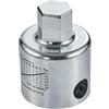 HEUER Inserto esagonale per morsa 120, con chiave mandrino (dimensioni 4,5 x 6 x 0,35 cm, peso 0,35 kg, acciaio blu) 193120
