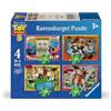 Ravensburger - Puzzle Bambini 3 Anni 4 in a box, Toy Story 5 - Puzzle 3 Anni, Collezione Disney, Include 4 Puzzle 12-16-20-24 Pezzi Progressivi, Giochi Educativi, Idee Regalo