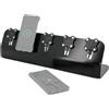 Mobilis 020010 Caricabatterie per dispositivi mobili HDD, Computer portatile, Smartphone Nero AC, USB Carica wireless Ricarica rapida Interno (ENERGYDOCK - CHARGING STATION 5 SLOTS 120W EU PLUG) [020010]