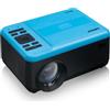 Lenco Videoproiettore Lenco LPJ-500 Proiettore portatile LCD 1920x1080 con lettore DVD/Bluetooth Nero/Blu
