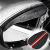 Norhogo 2 pz universale auto specchietto retrovisore parapioggia parasole sopracciglio fibra di carbonio, universale specchio laterale parasole per auto SUV Truck