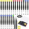 flintronic Cacciavite per Occhiali, Set di 24 Cacciaviti Magnetici di Precisione Micro Riparazione + 2 Pinzette + Magnetizzatore,Kit di Cacciaviti a Torx a Testa Piatta per PS4 Orologio Gioiellieri