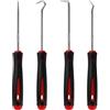 YIXISI 4 Pezzi 16.5cm Set di Ganci e Plettro, Automatica per la Rimozione di Paraolio, Ganci di Precisione per Paraolio, per la Rimozione di Tubi e Guarnizioni, Gomma