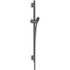 hansgrohe Unica Asta doccia S Puro 65 cm con flessibile doccia, cromo nero satinato, 28632340