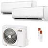 FERROLI Condizionatore Ferroli Giada dual split 12000+12000 BTU inverter A+ wifi unità esterna 6.2 kW
