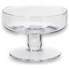 KORAT Alzatine in Vetro Trasparente - Porta Torta Centrotavola Confettata Elegante - Design a Righe - Ideali per Dolci, Eventi, Matrimoni - Diverse Dimensioni Disponibili (Ø Vari) (Ø 9 x H. 6.5 cm)