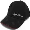 4R Quattroerre.it Elite Alfisti Cappello Alfa Visiera Curva Rete, Nero