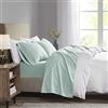 Madison Park 3M Microcell Color Fast, resistente alle rughe e alle macchie, lenzuola morbide con tasca profonda 40,6 cm per tutte le stagioni, set di biancheria da letto, federa coordinata, per letto king e mare