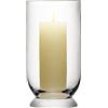 LSA International LSA TE02 Terrace, porta candele Storm Lantern, altezza: 30 cm, Trasparente