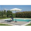 Greenwood Moia Ombrellone 2x2 Fusto Alluminio Antracite Poliestere E5040 Ecru