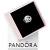 PANDORA Ciondolo Moments in argento Sterling a forma di cuore e cerchio
